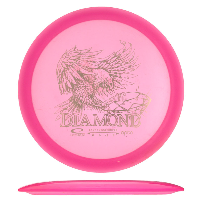 Disc golf - Opto Diamond, Pink, 175g