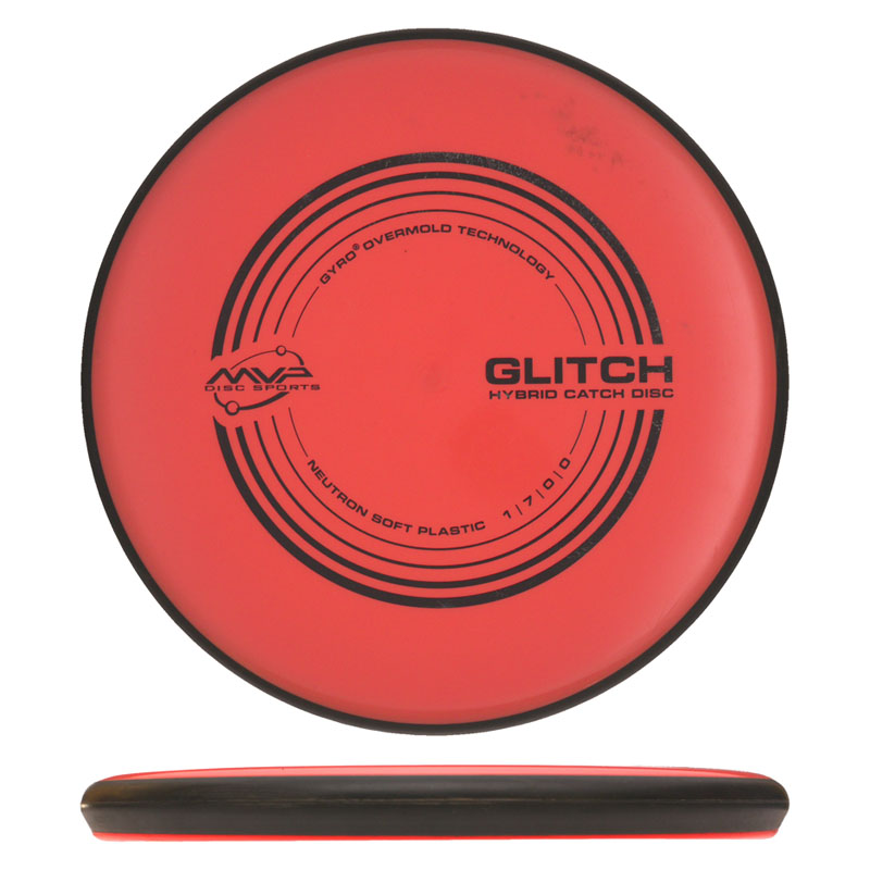 Disc golf - Neutron Soft Glitch, Red, 151g