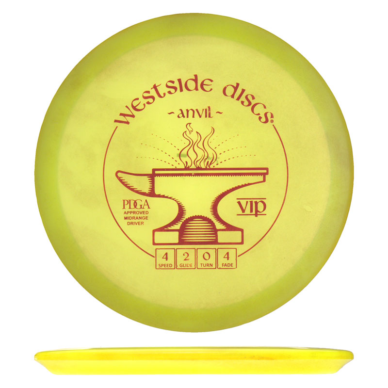 Disc golf - VIP Anvil, Yellow, 174g