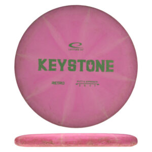 Disc golf - Retro Keystone, Pink, 173g