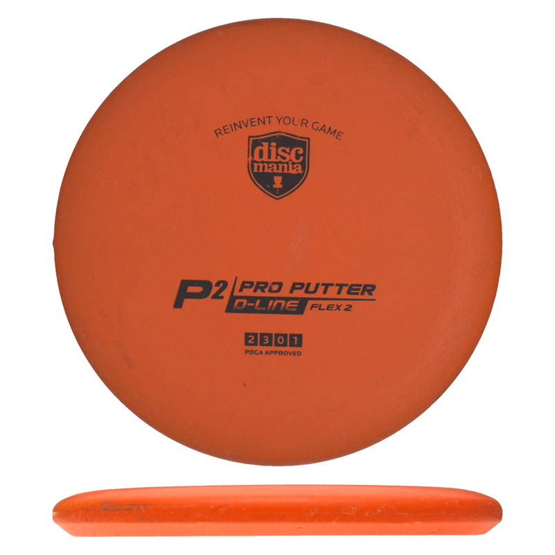 Disc golf - D-Line Flex 2 P2, Orange, 174g