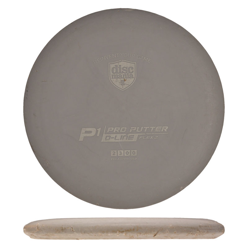 Disc golf - D-Line Flex 2 P1, Grey, 173g