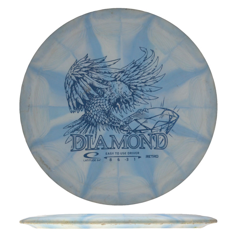 Disc golf - Retro Diamond, Blue