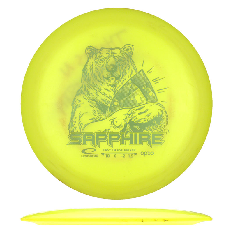 Disc golf - Opto Sapphire, Yellow, 163g