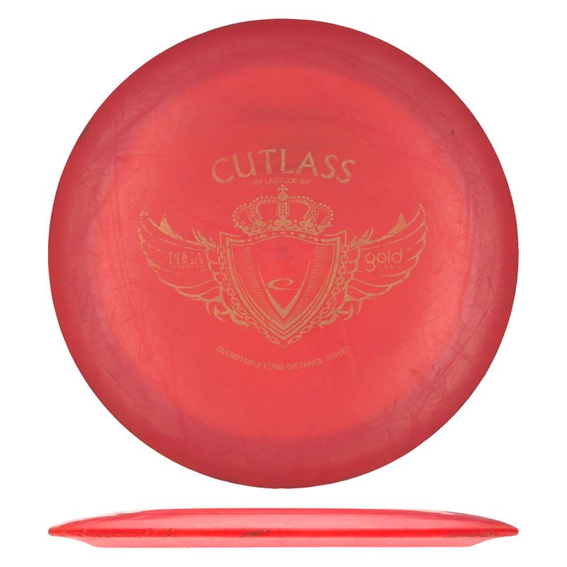 Disc golf - Gold Cutlass, Red, 174g