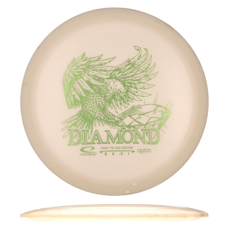Disc golf - Opto Diamond, 158g, White