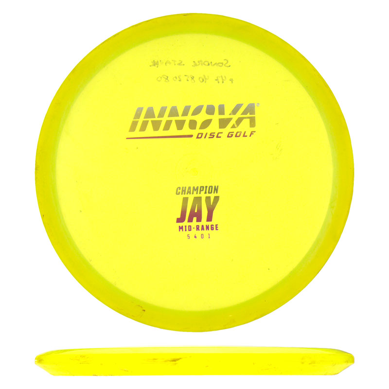Disc golf - Champion Jay, Yellow, 180g