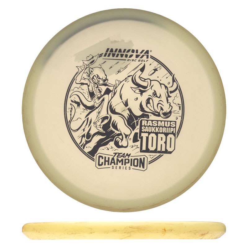 Disc golf - Champion Clolr Glow Toro, White