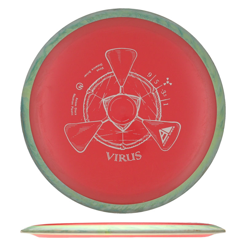 Disc golf - Neutron Virus, Green, 173g