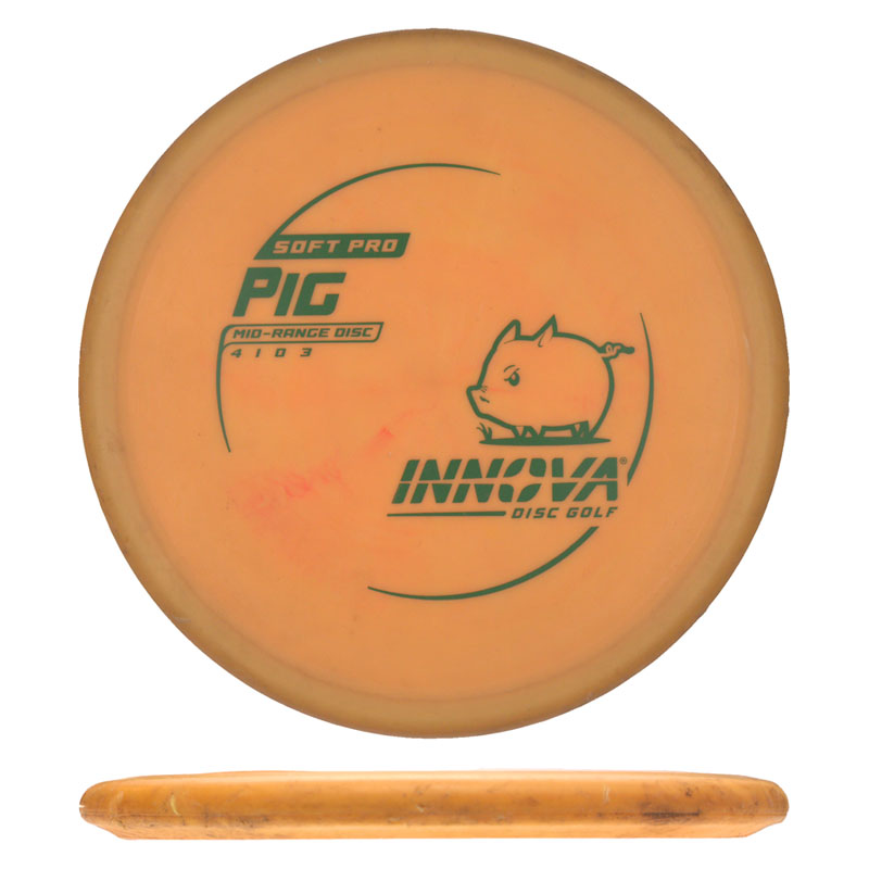 Disc golf - Soft Pro Pig, Orange, 175g