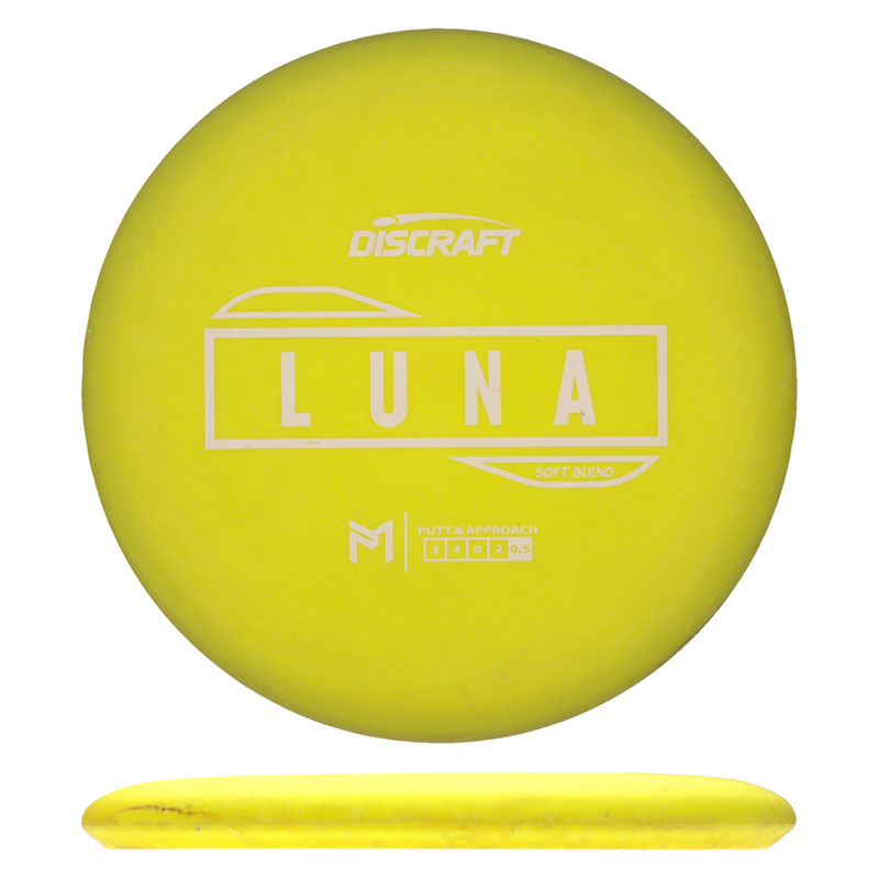 Disc golf - Putter Line Soft Luna, Yellow, 175g