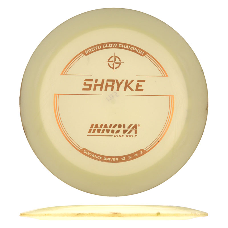 Disc golf - Proto Glow Shryke, White, 175g