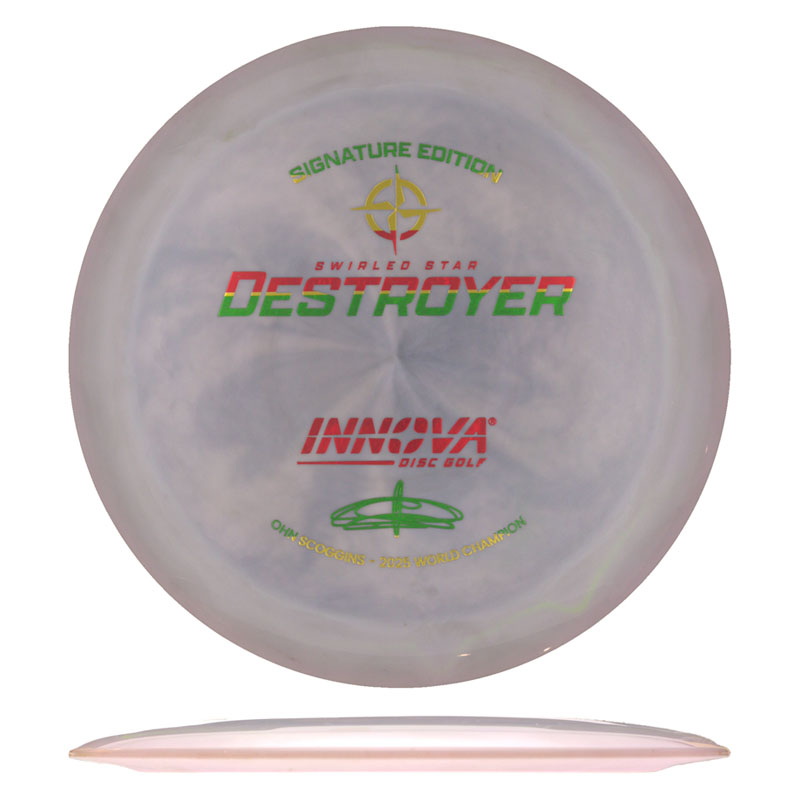 Disc golf - Star Swirled Destroyer, Grey, 175g