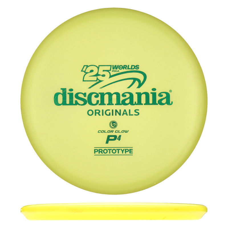 Disc golf - C-Line Color Glow P4, Yellow, 174g