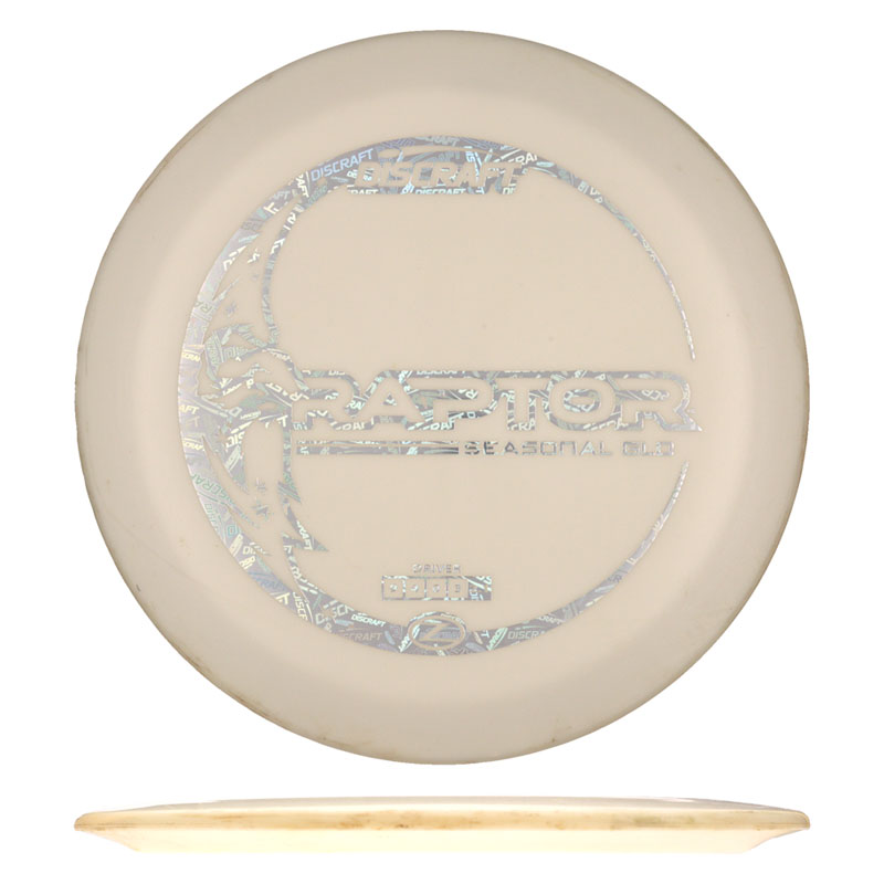 Disc golf - Glo Raptor, White, 174g