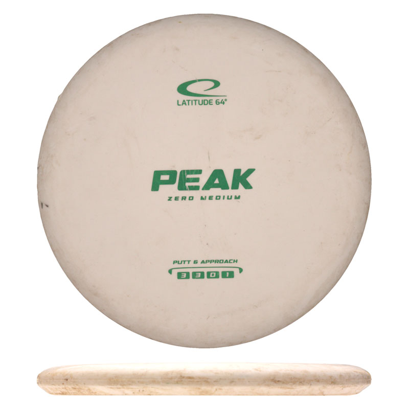 Disc golf - Zero Medium Peak. White, 175g