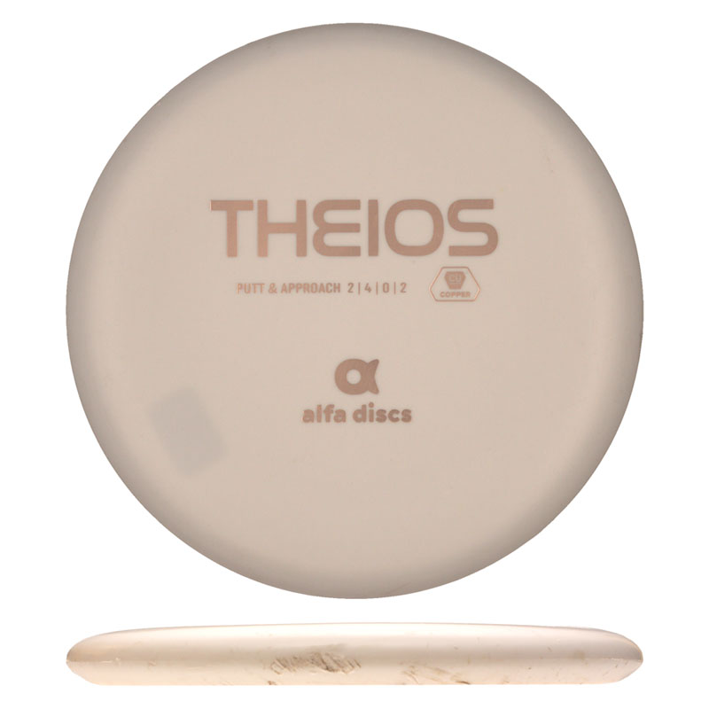 Disc golf - Copper Theios, White, 176g
