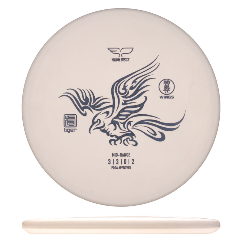 Disc golf - Tiger Wings, White, 167g
