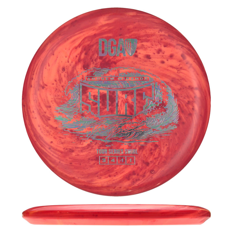 Disc golf - Tour Series Surf, Red, 169g