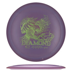Disc golf - Gold Diamond, Purple, 158g