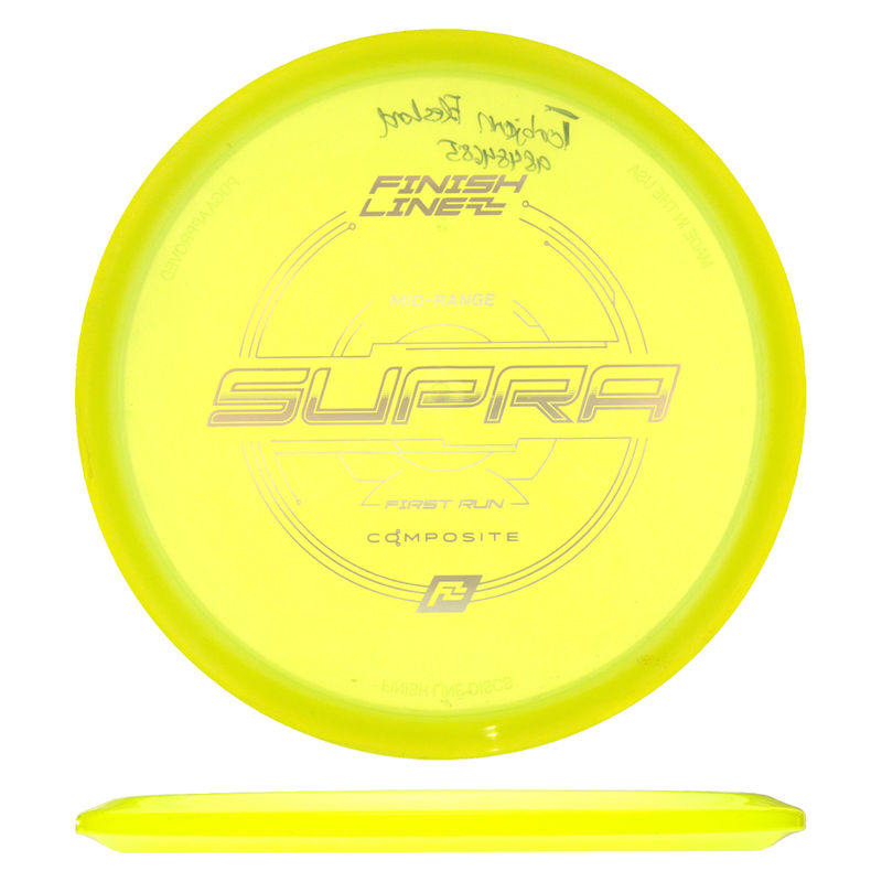 Disc golf - Composite Supra First Run, Yellow