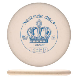 Disc golf - BT medium Crown, White, 174g