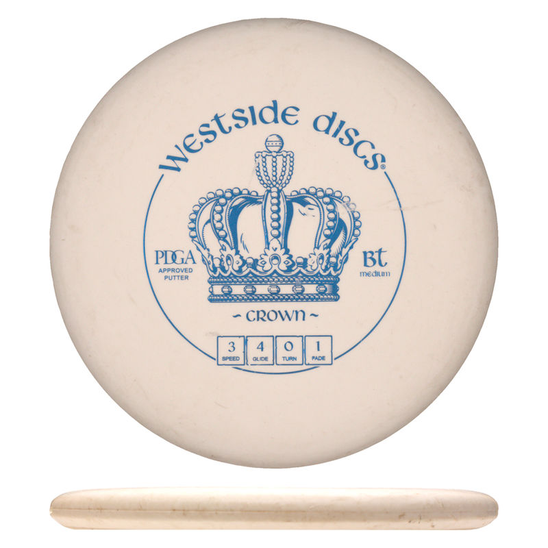 Disc golf - BT medium Crown, White, 174g