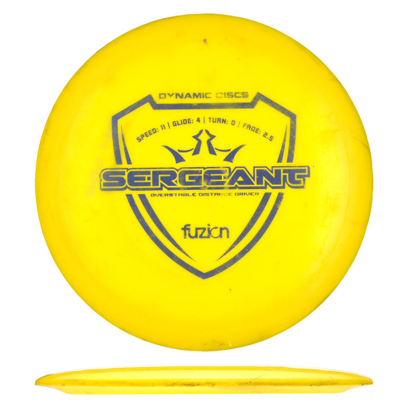 Disc golf - Fuzion Sergant, Yellow, 173g